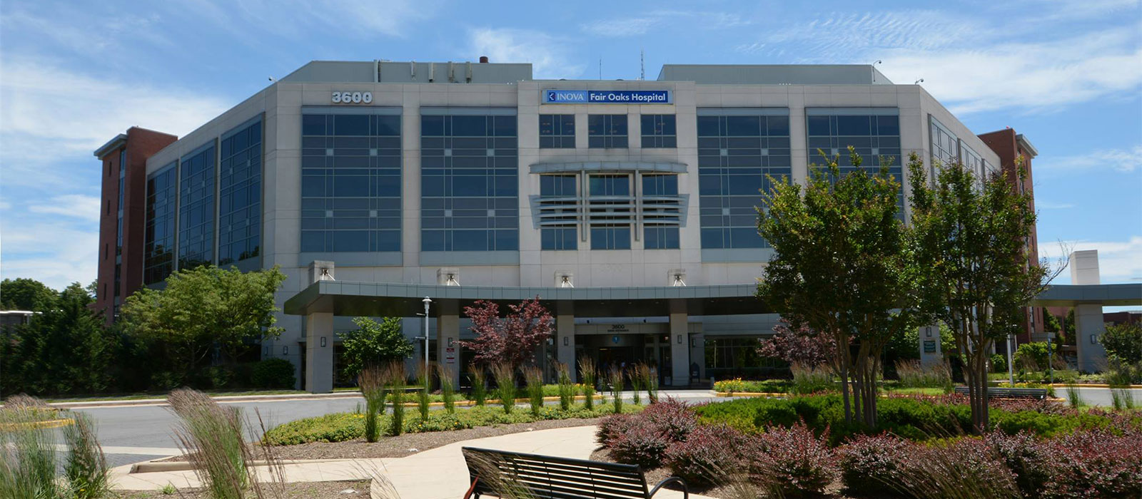 front of hospital building