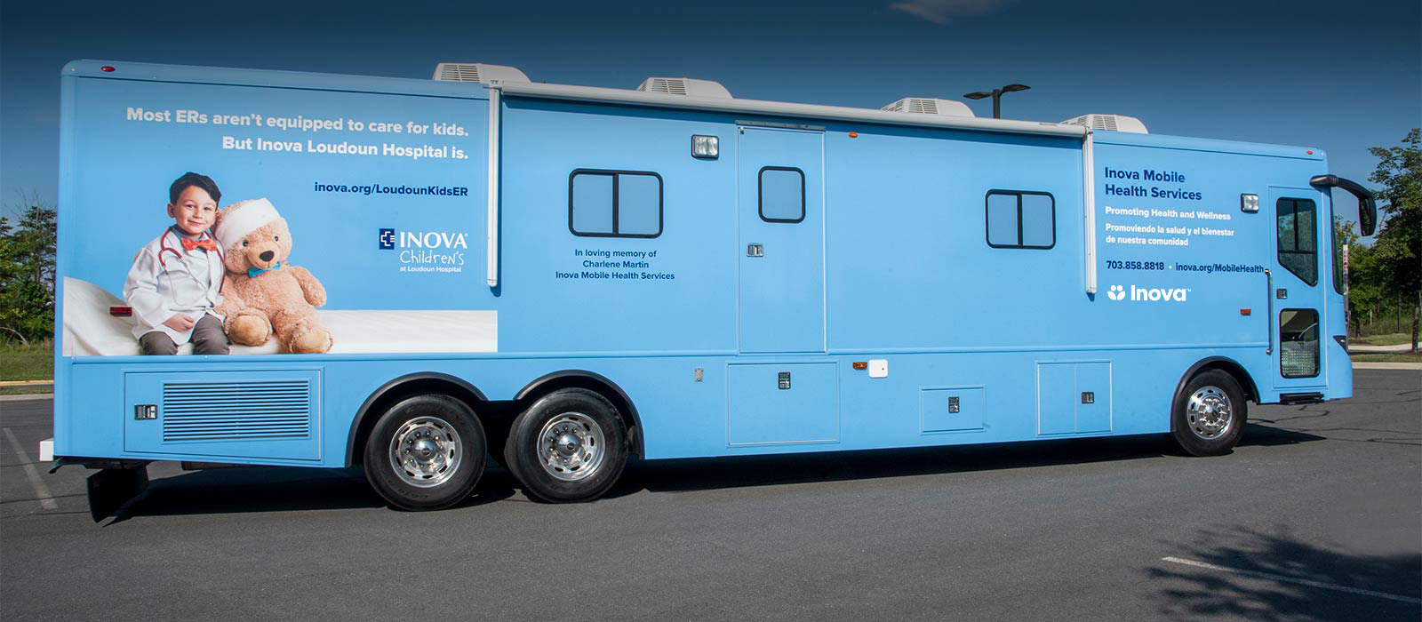 Inova Loudoun Hospital Mobile Health Services bus