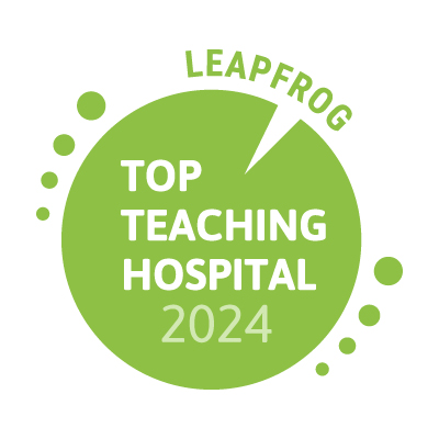 top teaching hospital badge